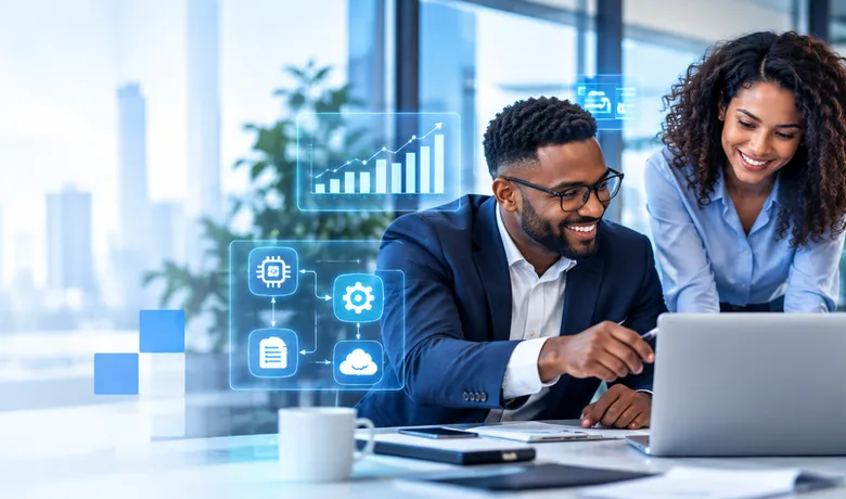 Equipo de ingeniería colaborando en el framework DCP Flow